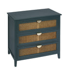 3 Drawer Cabinet, Natural rattan, American Furniture, Suitable for bedroom, living room, study - Grand Goldman Shop