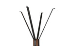Reclaimed Wood and Metal Freestanding Coat Rack with Hooks use in bedroom, living room - Grand Goldman Shop