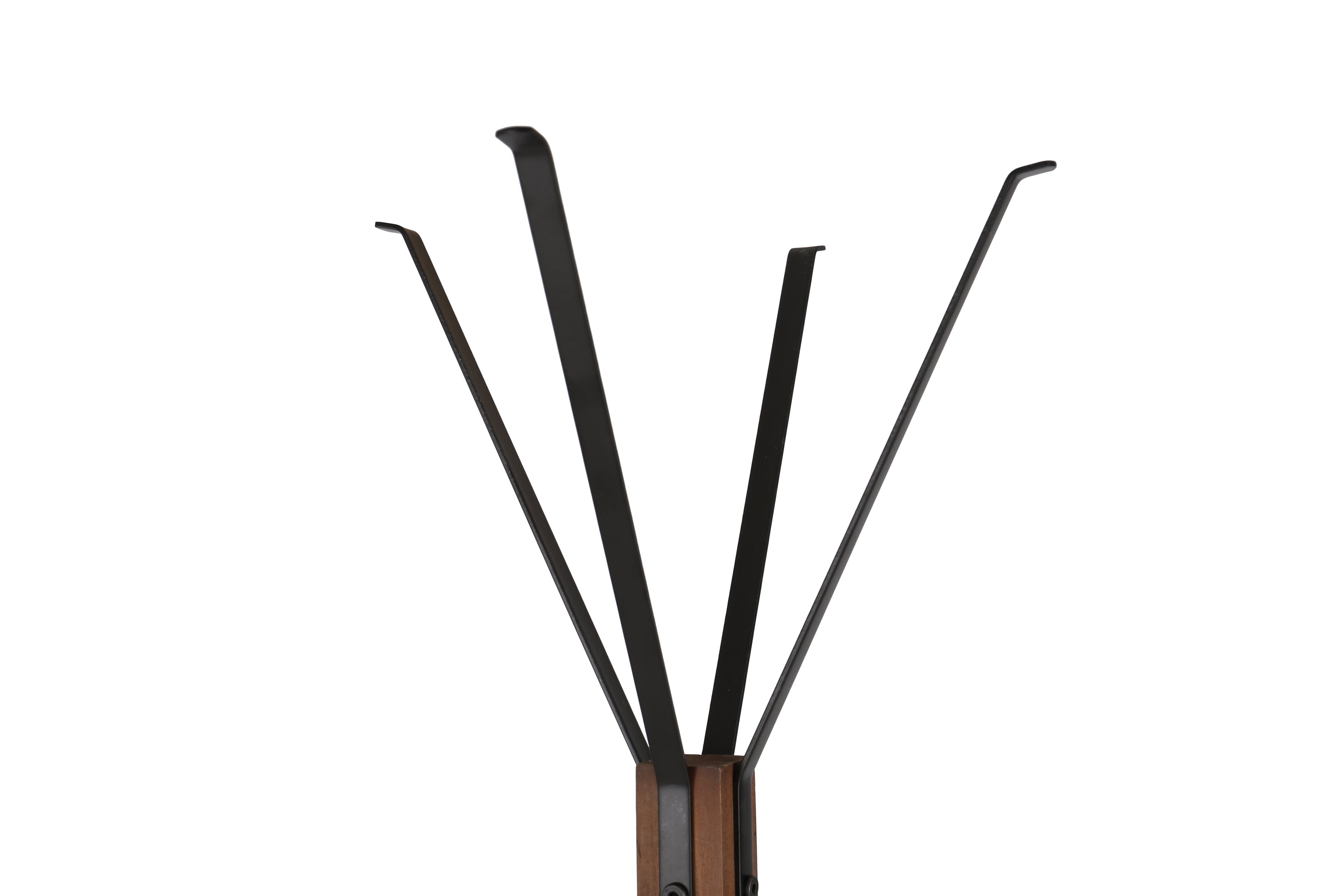 Reclaimed Wood and Metal Freestanding Coat Rack with Hooks use in bedroom, living room - Grand Goldman Shop
