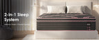 Queen Size Mattress,10 Inch Hybrid Mattress, Individually Pocketed Innerspring, Medium Firm - Grand Goldman Shop
