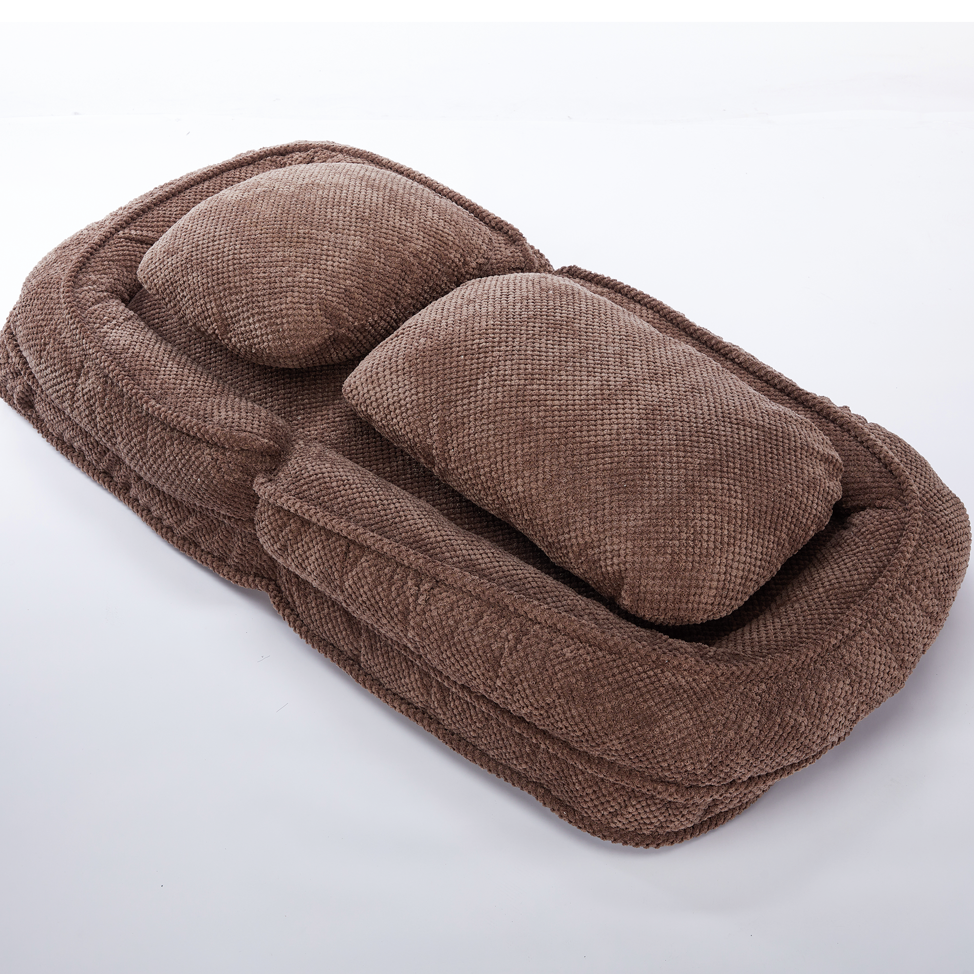 [VIDEO provided] Human Dog Bed ,Lazy Sofa Couch ,5 Adjustable Position,sit,sleep,fold,suit to put in bedroom, living room ,Space Saving Design,Brown - Grand Goldman Shop