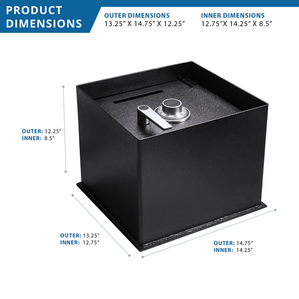 0.89 CUBIC FT FLOOR SAFE | Premium Home Decor - Grand Goldman