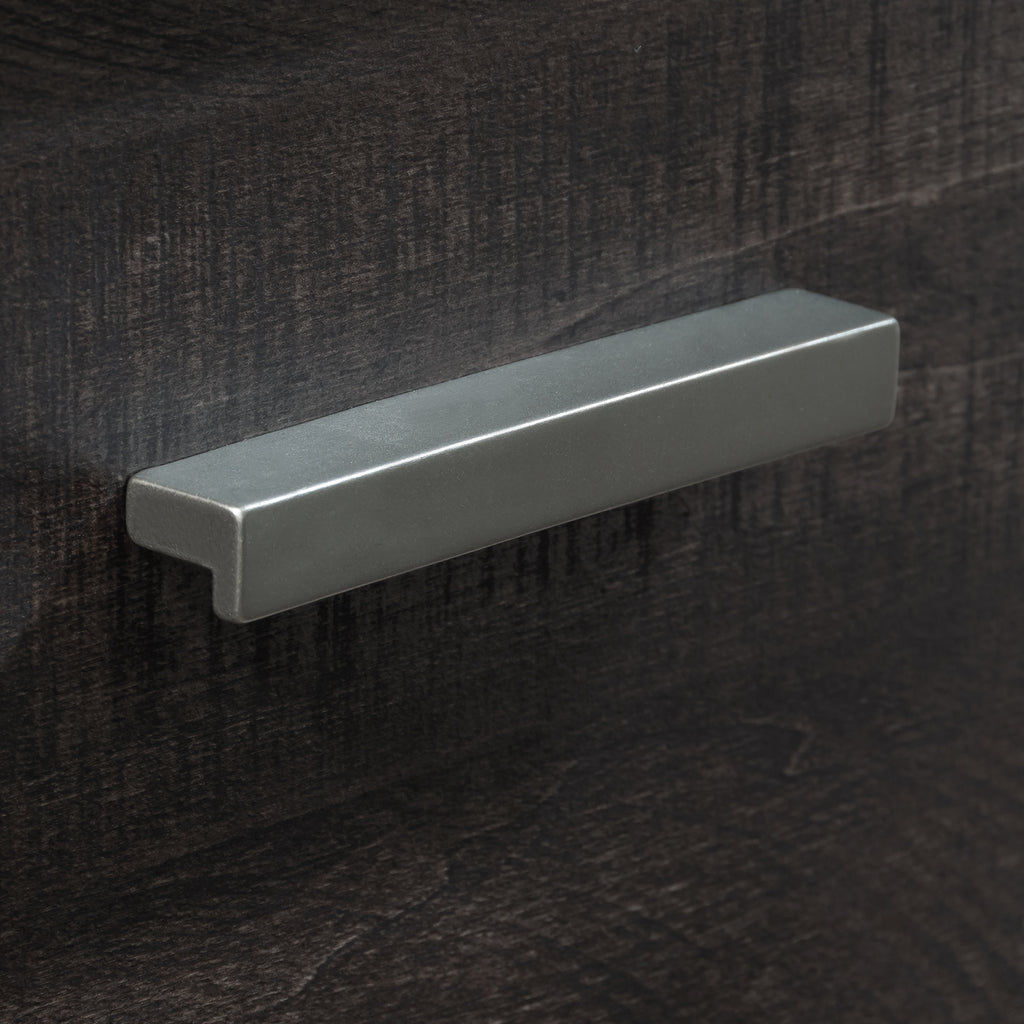 Lateral File with Two Drawers, Dark Brown finish - Grand Goldman