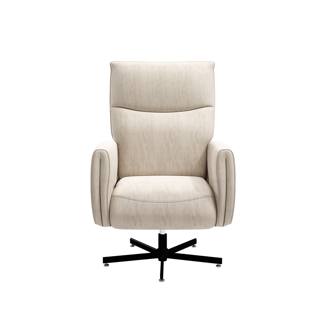 Power Swivel Recliner Chair, Electric Reclining with USB & Type-C Charging, 360° Swivel Velvet Upholstered Accent Chair, for 