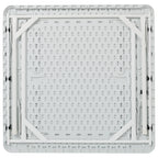 Square Folding Card Table, Mahjong Table with Green Felt,Chip Trays and Cup Holders, Portable Domino Tables for 4 Players, Ca