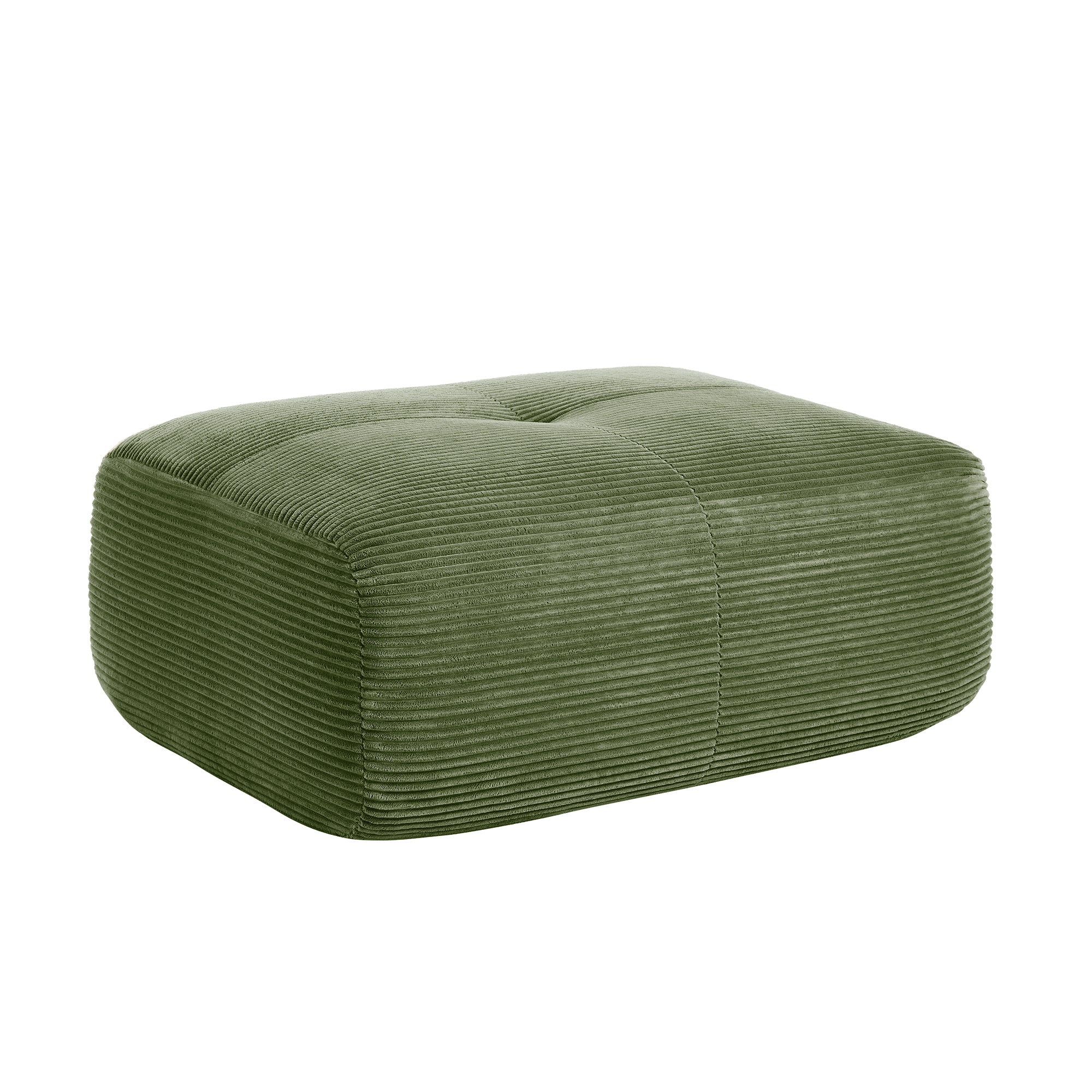Hamlet LSF&RSF Corner Sofa W/Pillows Corduroy- Olive green - Grand Goldman Shop