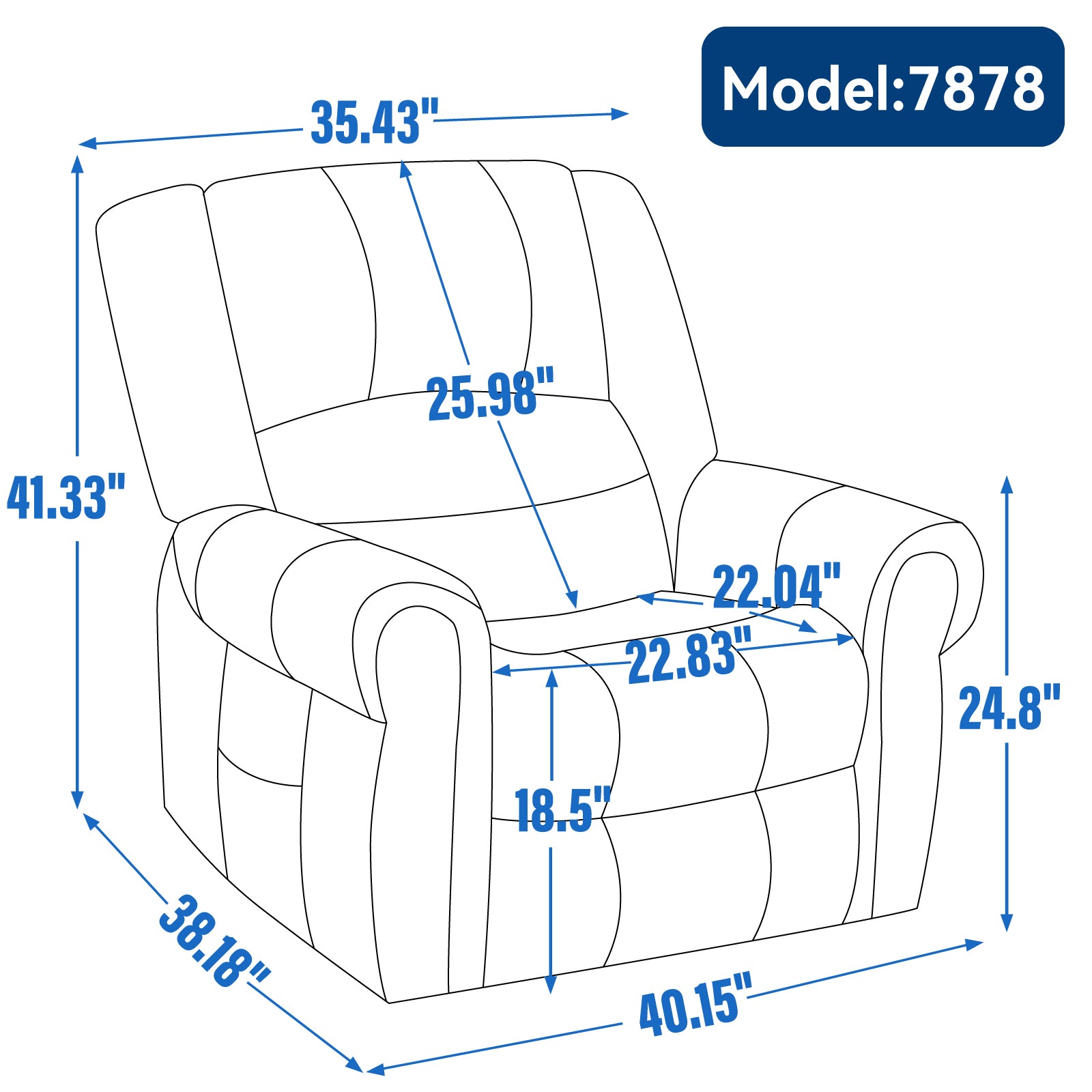 Power Lift Recliner Chair Heat Massage Dual Motor Infinite Position Up to 350 LBS, Genuine Leather, Heavy Duty Motion Mechanism with USB Ports, Brown - Grand Goldman Shop