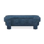 Linen Fabric Upholstered Bench with Large Storage Space for the Living Room, Entryway and Bedroom,dark blue( 51.5''x20.5''x17'' ) - Grand Goldman Shop