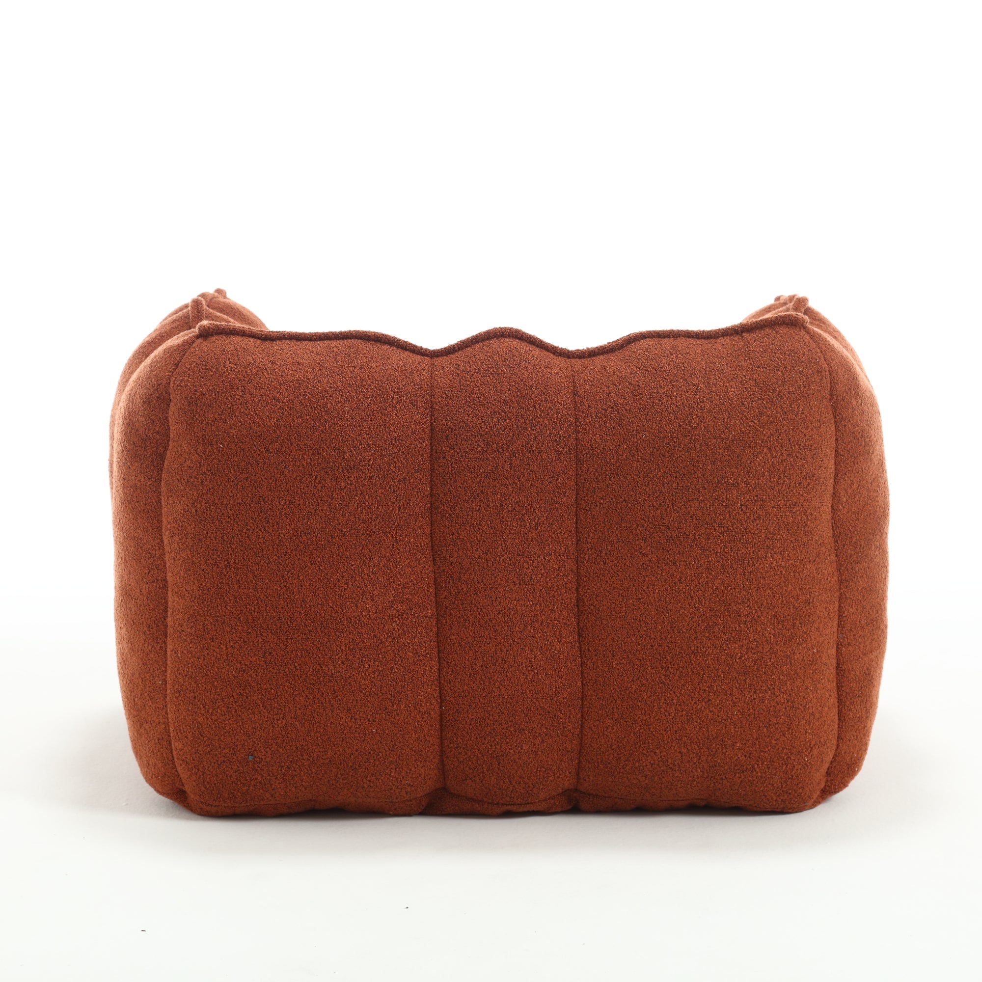 Soft Chenille Bean Bag Chair with High Resilient Foam for Living Room and Bedroom, Comfortable Square Lazy Sofa with Footstool for Adults - Grand Goldman Shop
