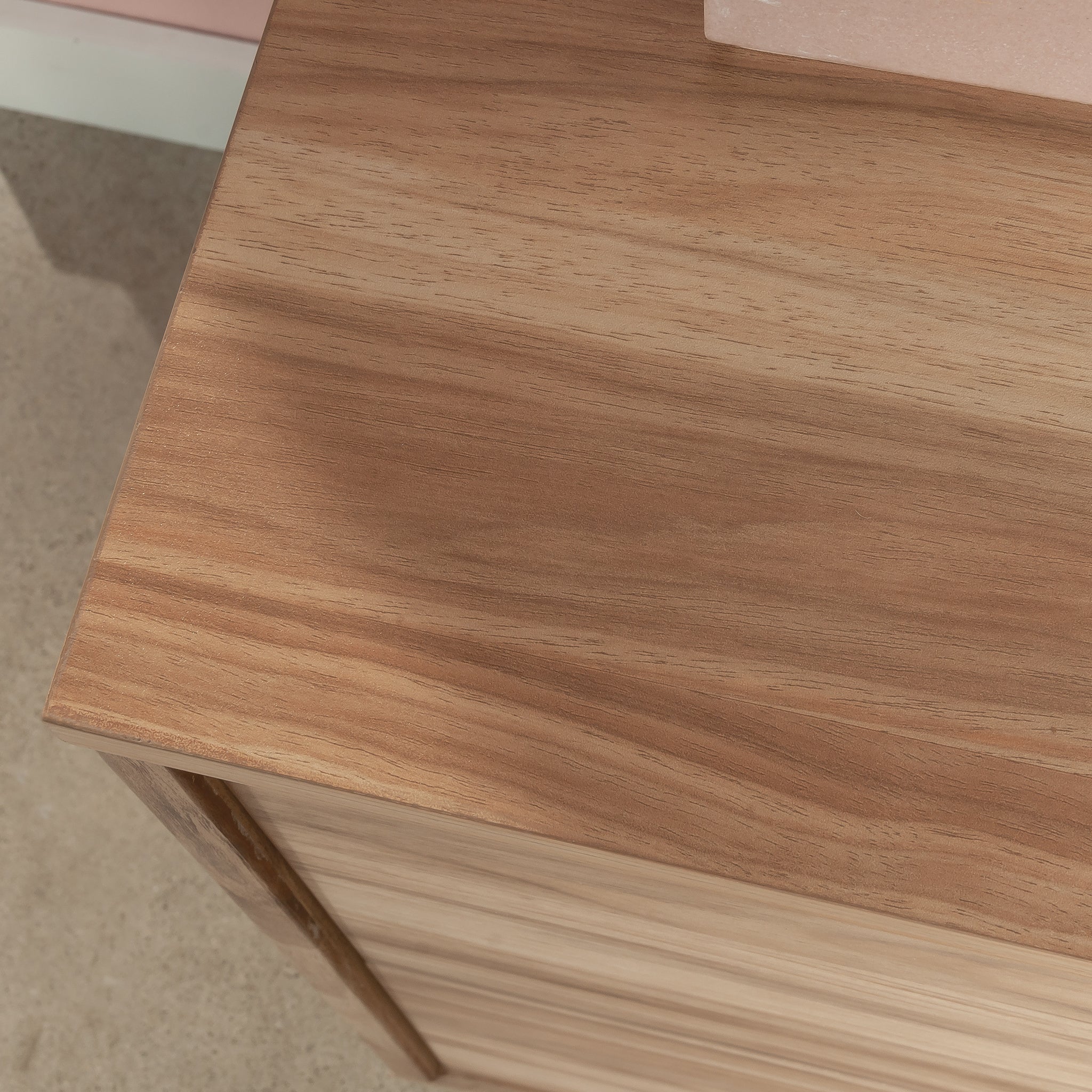 Lateral File with Two Drawers, Acacia finish | Premium Home Decor - Grand Goldman