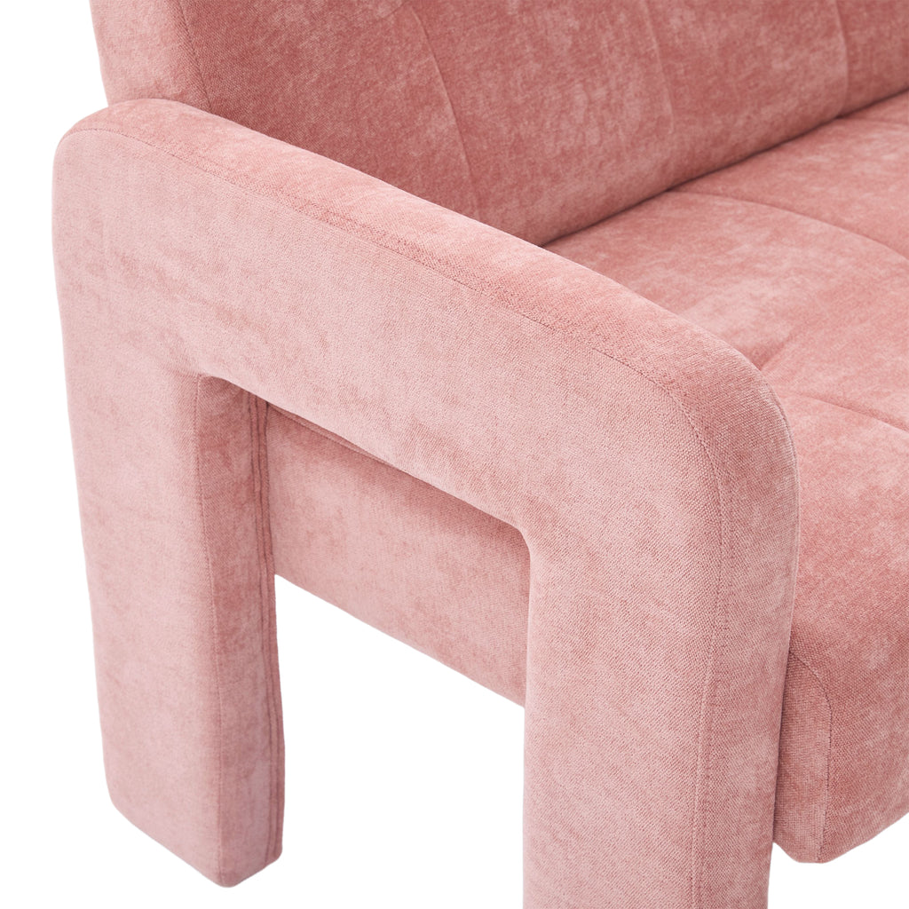 Nordic Modern Double Armchair Living Room & Bedroom Compact Upholstered Sofa Leisure Sofa Comfortable Seating with Dual Armrests Can be paired with a single chair - Grand Goldman Shop