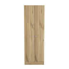 Multistorage Cabinet, Double Door, Five Shelves -Light Oak / Black | Premium Home Decor - Grand Goldman