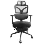 Zero Gravity Ergonomic Office Chair, 145° Recline with 3D Headrest & 4-Way Lumbar Support, Breathable Mesh Seat for Home/Work