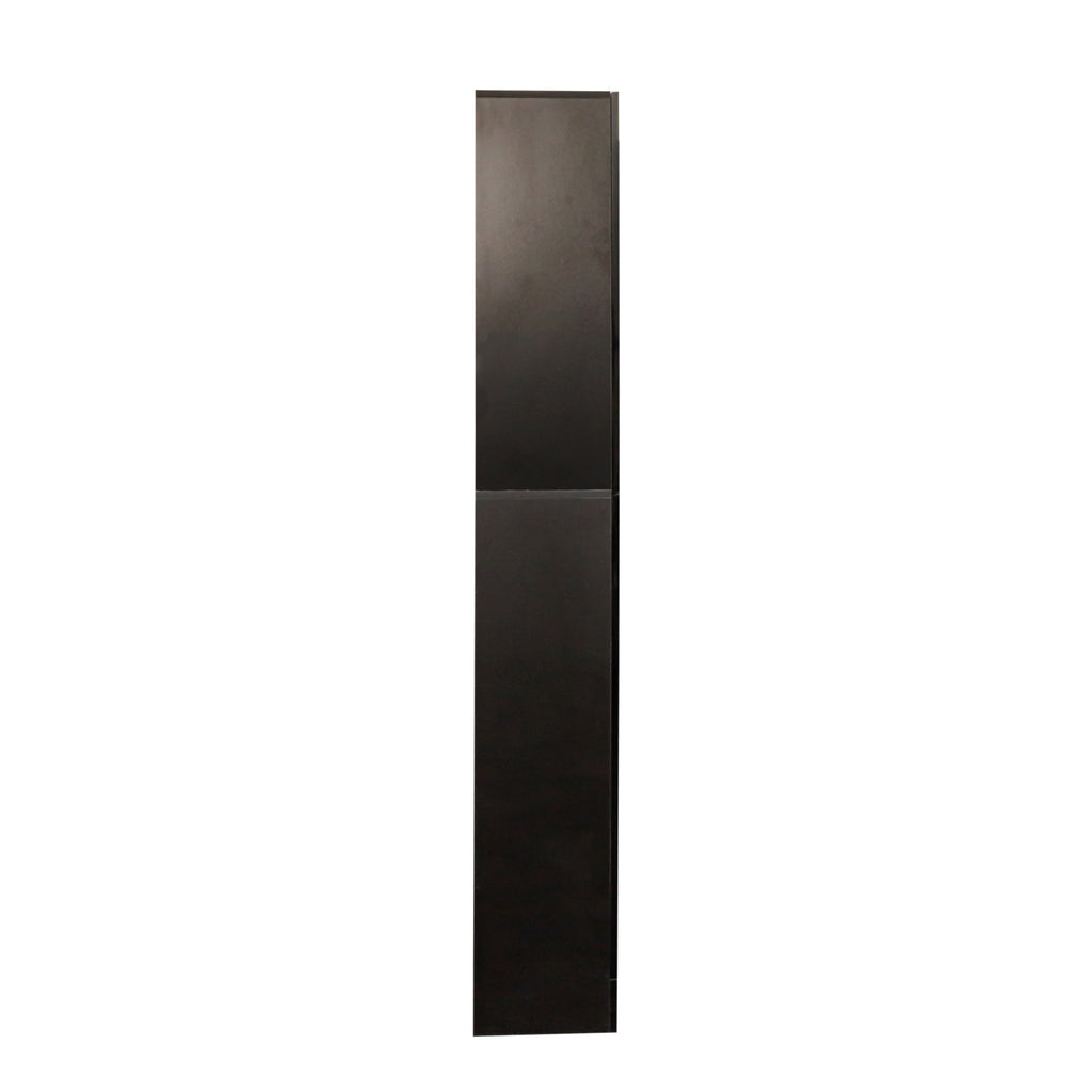 Freestanding  Cabinet with Inadjustable Shelves and two Doors for Kitchen, Dining Room,black - Grand Goldman Shop