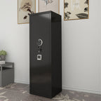 Gun Safes For Home Rifle And Pistols, Fingerprint Electronic Safe With Quick Access, Detachable Partition, No Assembly Requir