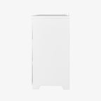 9 Drawer Dresser with No Handle Design, Modern White Matte Wood Dresser for Bedroom, Storage Chest of Drawers for Living Room, Hallway, Entryway - Grand Goldman Shop