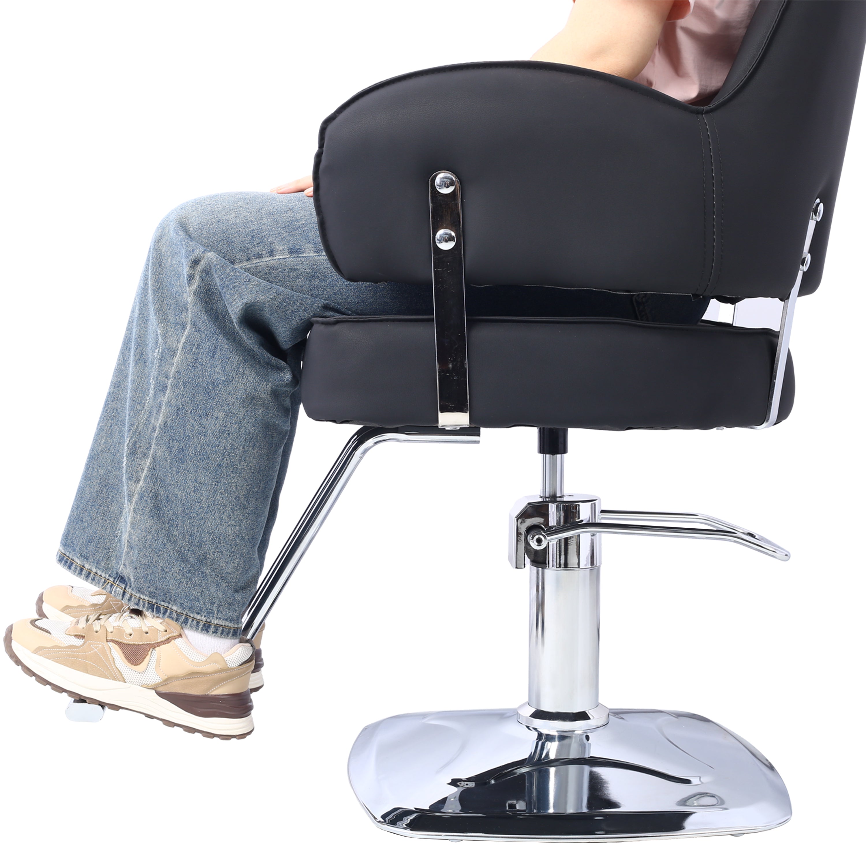Salon Styling Chair for Hair Stylist Wide Seat,   Hair Salon Chair Heavy Duty, Beauty Spa Cosmetology Shampoo Hairdressing Eq