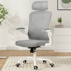 Ergonomic Office Chair, Home Office Desk Chair with Headrest, High Back Computer Chair with Armrests and Adjustable Lumbar Su
