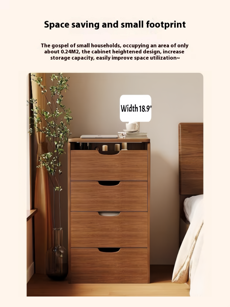 (48cm)(Walnut) 3 in 1 Vanity Desk with Plip Top Mirror,Small Make Up Vanity Set with Visible Glass Desktop, Compact Makeup Vanity with 3 Drawers, Dressing Table - Grand Goldman Shop