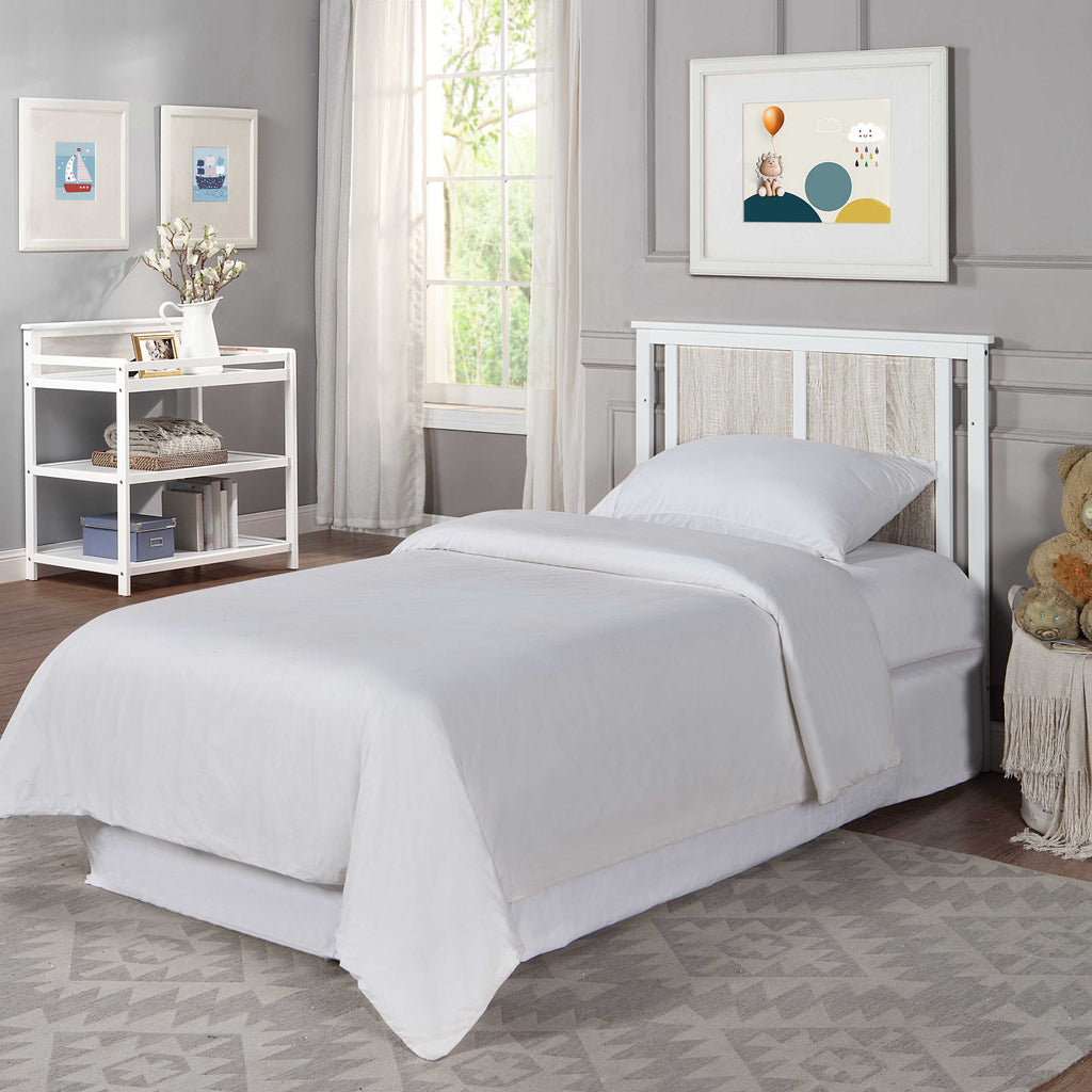 Connelly Mini Crib With Mattress Pad White/Rockport Gray | Premium Home Decor - Grand Goldman