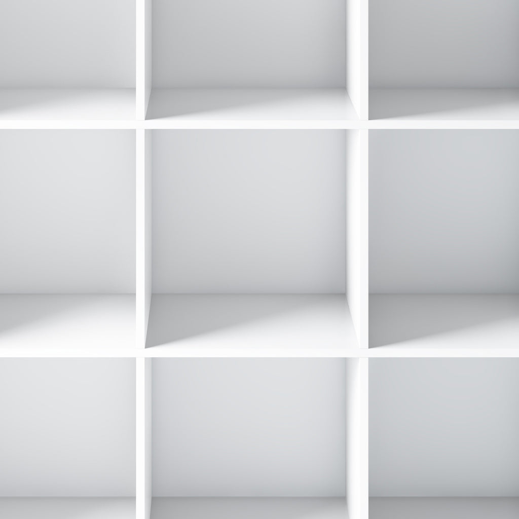 Artisan - 9 Cube Bookcase and Storage Unit - White - Grand Goldman