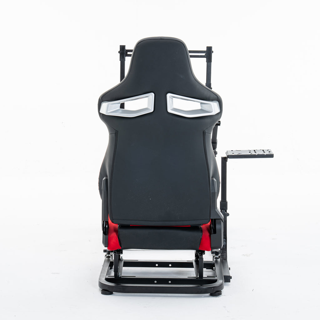 Enhanced and stable racing wheel cockpit, compatible with Fanatec, PXN, Thrustmaster, and Logitech adjustable driving simulat