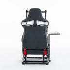 Enhanced and stable racing wheel cockpit, compatible with Fanatec, PXN, Thrustmaster, and Logitech adjustable driving simulat