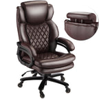 Stylish 500lbs Big and Tall Office Chair for Heavy People Executive Office Chair with Wide Spring Seat Computer Desk Chair 36