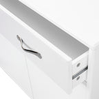 Three Doors Side Table-White - Grand Goldman Shop