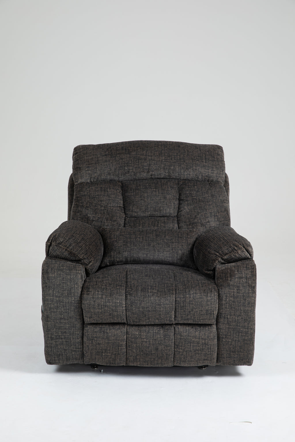 Old age electric lift chair, flat high density foam electric sofa, with heating and massage functions, can tilt to 180 degrees, 2 pocket cup holders, 2 remote controls, 4 OKIN motors - Grand Goldman Shop