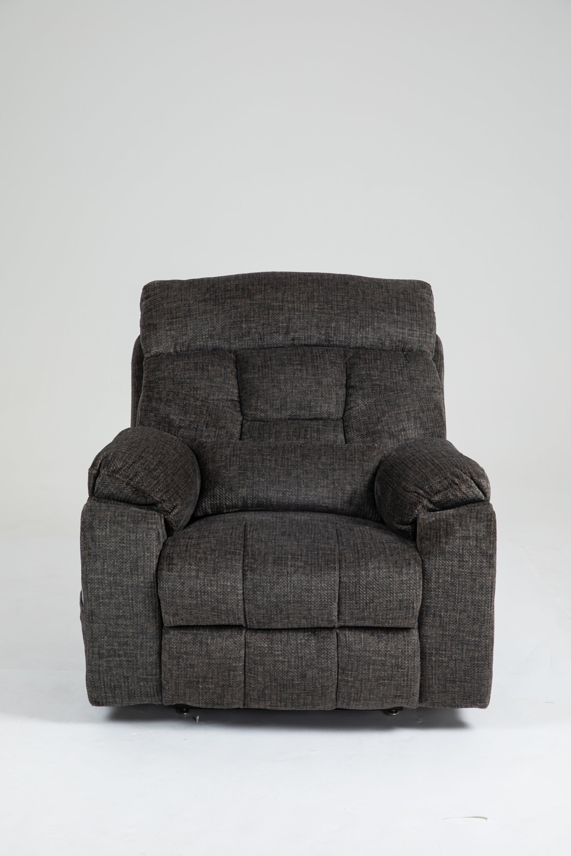 Old age electric lift chair, flat high density foam electric sofa, with heating and massage functions, can tilt to 180 degrees, 2 pocket cup holders, 2 remote controls, 4 OKIN motors - Grand Goldman Shop