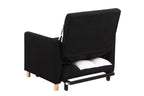 Convertible Sleeper Sofa Chair Bed, Adjustable Chair with Pillow, Multi-Functional Sleeper Chair with Soft Teddy Fabric for Living Room, Dorm, Apartment, Bedroom or Office - Grand Goldman Shop