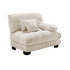 27  Sofa RSF W/2 pillows - Light Coffee - Grand Goldman Shop