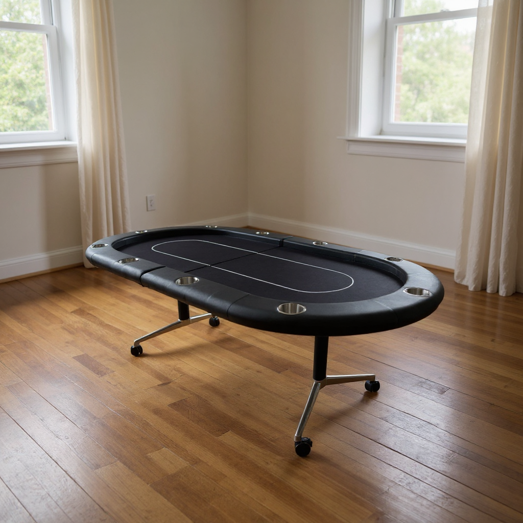 INO Design 94' Fodable Poker Table for 10 players, Black - Grand Goldman