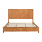 3-Piece Bedroom set with a King Size Bed and 2 Nightstands, Natural - Grand Goldman Shop
