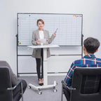 Compact Tech Desk Standing and Adjustable Desk - Grand Goldman