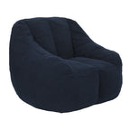 Comfy Bean Bag Chair with Memory Foam Filler – Tufted Soft Stuffed Bean Bag Sofa for Dorm, Apartment, or Living Room – Dark Blue - Grand Goldman Shop