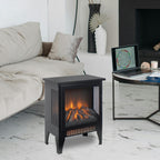 18 inch Freestanding Electric Fireplace Stove heater with 3D Flame effect - Grand Goldman Shop