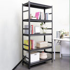 Storage Shelves 5 Tier Heavy Duty Metal Shelving Unit Adjustable Shelving Units and Storage Rack Kitchen Garage Shelf H72 * W35.4 * D15.7 - Grand Goldman Shop