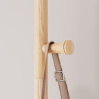 Coat Racks solid wood hanger 15.7* 11.8*71in Solid environmental protection easy to assemble beautiful can be placed in the bedroom/entrance/living room ( wood color) - Grand Goldman Shop