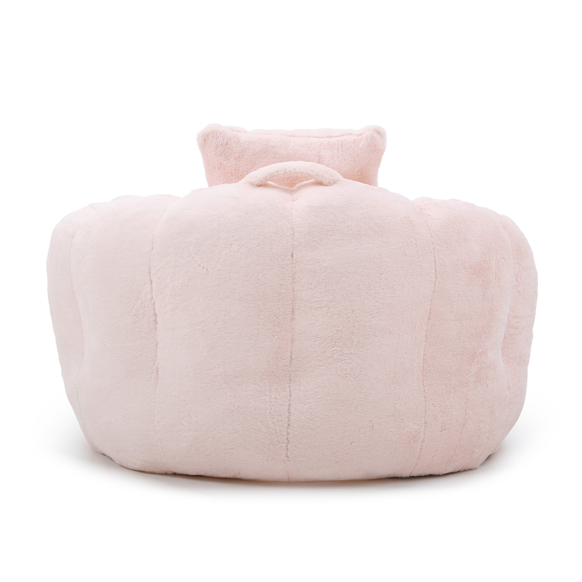 Giant Bean Bag Chair withFootstool, Oversized Bean Bag  for Adults and Kids, Faux Fur Shell-Shaped Large Chair with Filler, Stuffed Big Accent Sofa,  Floor Sofa for Gaming,Reading Living Room Bedroom - Grand Goldman Shop