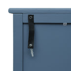 3-Drawer Cabinet for Bedroom, Living Room, or Study – Blue MDF American Furniture - Grand Goldman Shop