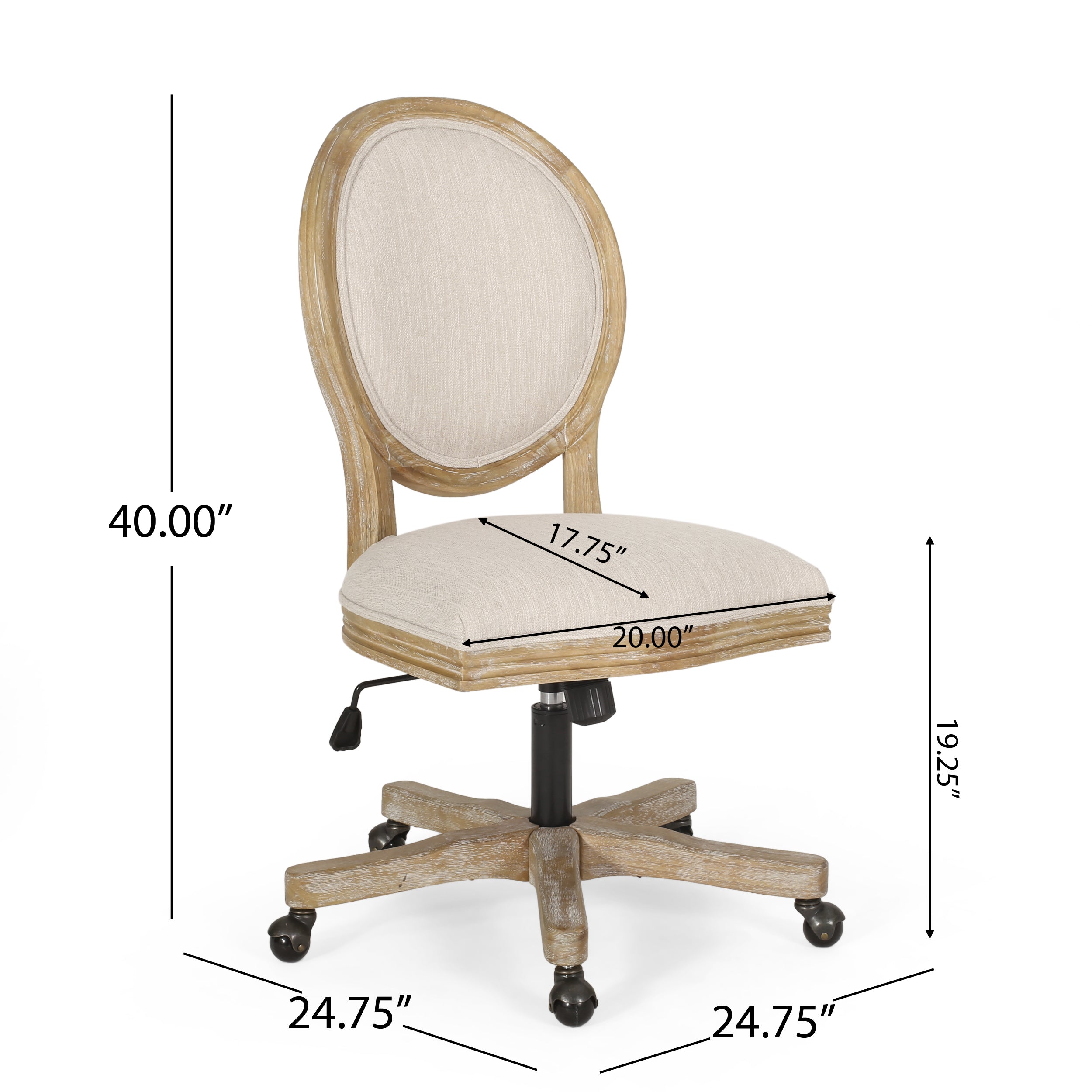 SWIVEL&LIFT OFFICE CHAIR - Grand Goldman Shop