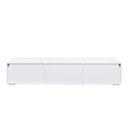 Modern Entertainment Center with Storage   Media Console for Living Room - Grand Goldman Shop