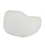 Giant Bean Bag Chair for Adults, Spacious Memory Foam Bean Bag Sofa with Armrests in Off White Teddy Fabric, Comfy Seating for Living Room or Bedroom - Grand Goldman Shop