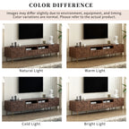 Mid Century TV Stand with 2 Drawers in Dark Brown, Media Console Table for TVs up to 85'', Made of Particle Board and MDF, 78.7'' x 15.7'' x 17.7'' - Grand Goldman Shop