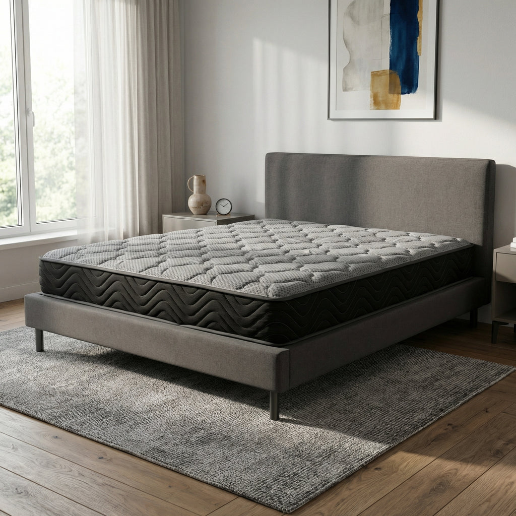 Hybrid 8 Inch Firm Twin Mattress with Pocketed Coils - Grand Goldman Shop