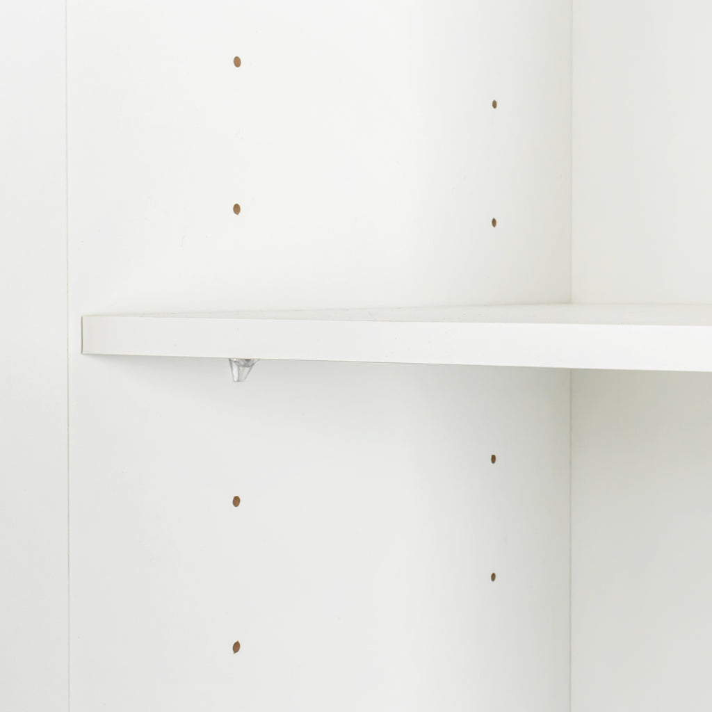 Stackable Wall Mounted Storage Cabinet, 15.75' D x 15.75' W x 70.87' H, White - Grand Goldman Shop