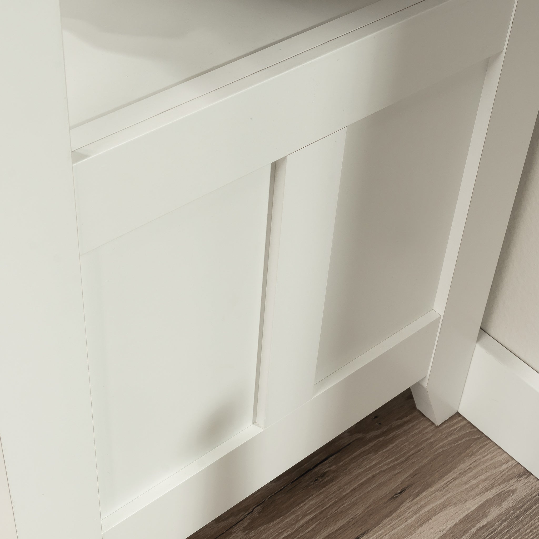 Lateral File with Large Drawer, White finish | Premium Home Decor - Grand Goldman