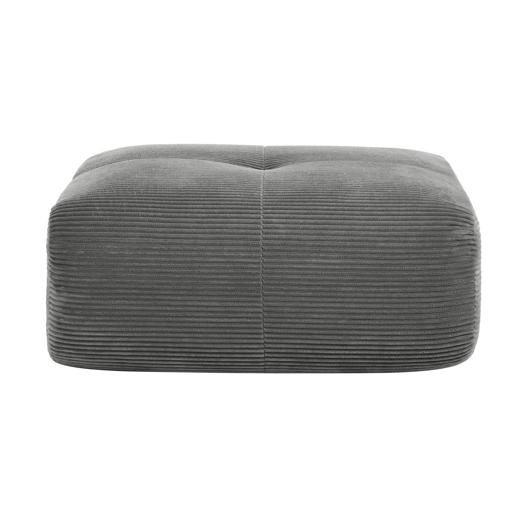 Hamlet LSF&RSF Corner Sofa W/Pillows Corduroy- Grey - Grand Goldman Shop